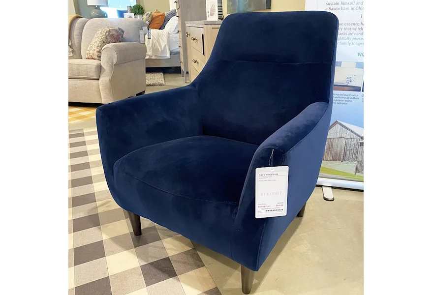 1085 Navy Meg Chair by Belfort Select at Belfort Furniture