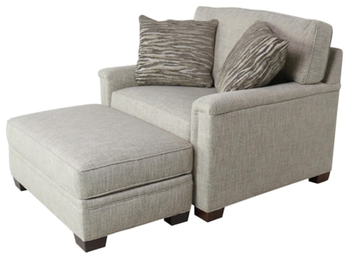 Customizable Upholstered Chair (Ottoman Sold Separately)