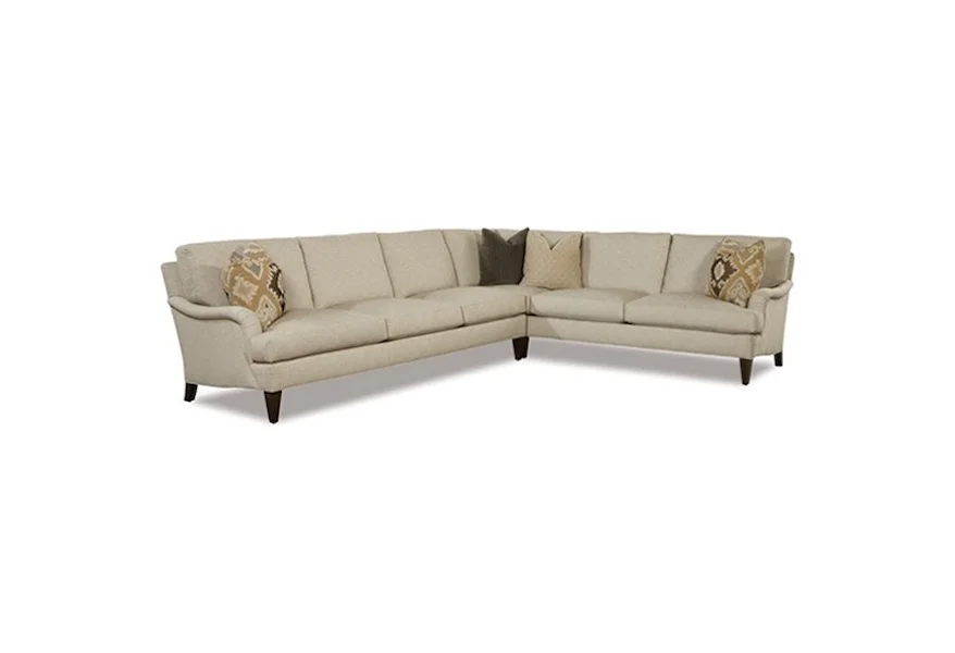 2100 2 Pc Sectional Sofa by Huntington House at Thornton Furniture