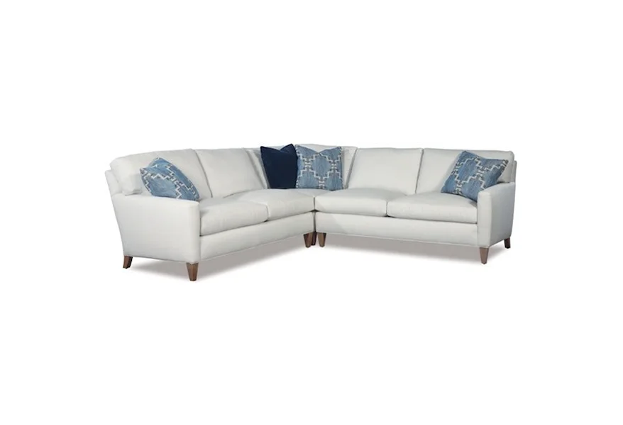 2100 3 Pc Sectional Sofa by Geoffrey Alexander at Sprintz Furniture