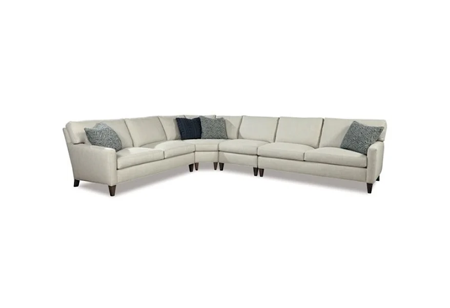 2100 4 Pc Sectional Sofa by Geoffrey Alexander at Sprintz Furniture