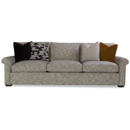 Customizable Sofa w/ Rolled Arms