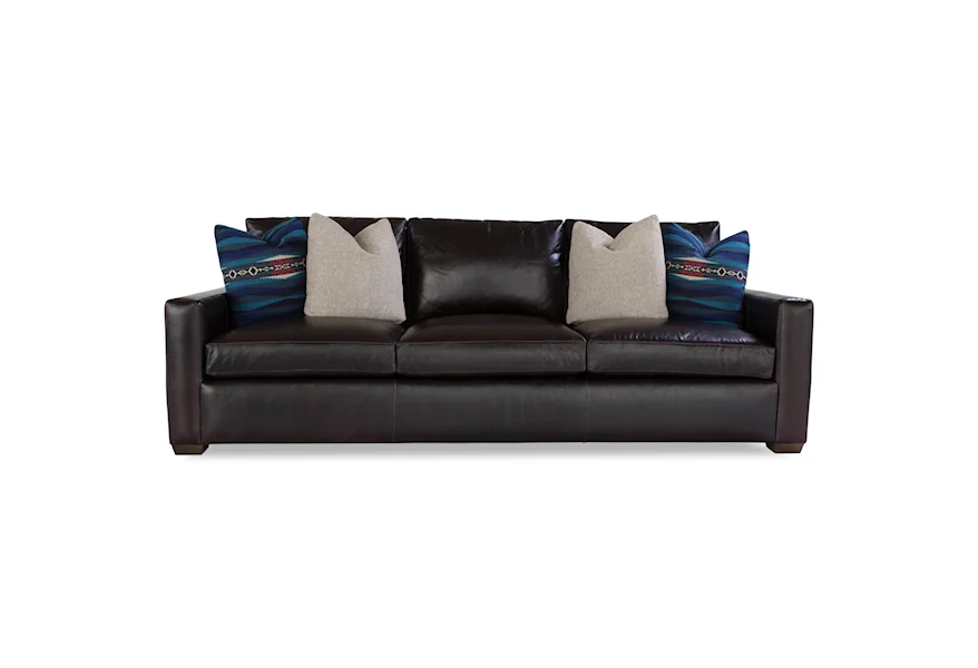 Plush Sofa w/ Track Arms by Geoffrey Alexander at Sprintz Furniture
