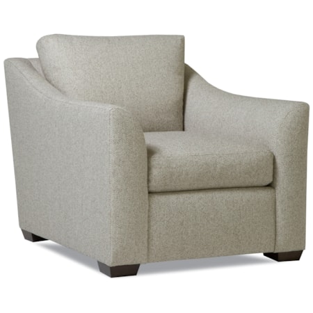 Chair w/ Flared Arms