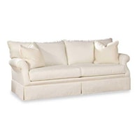 Customizable Casual Sofa with Clean Skirt