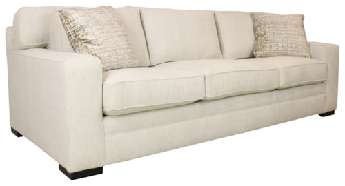 Sofa with Double-Pillow Back