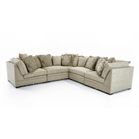 Five Piece Corner Sectional Sofa