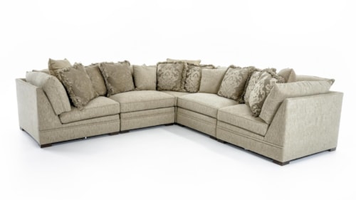 Five Piece Corner Sectional Sofa