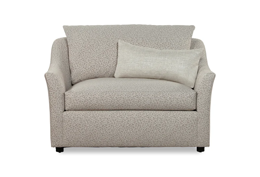 7278 Upholstered Chair and a Half by Huntington House at Thornton Furniture