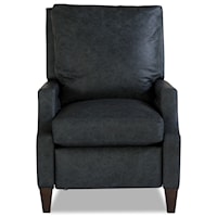 Power High Leg Recliner with Scooped Track Arms and Nailheads