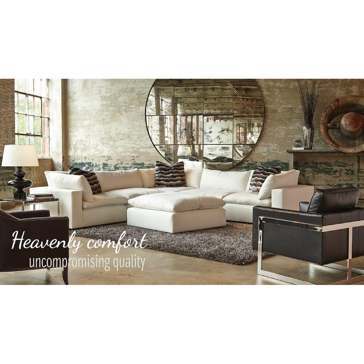 Huntington House Xavier Sectional Sofa Group