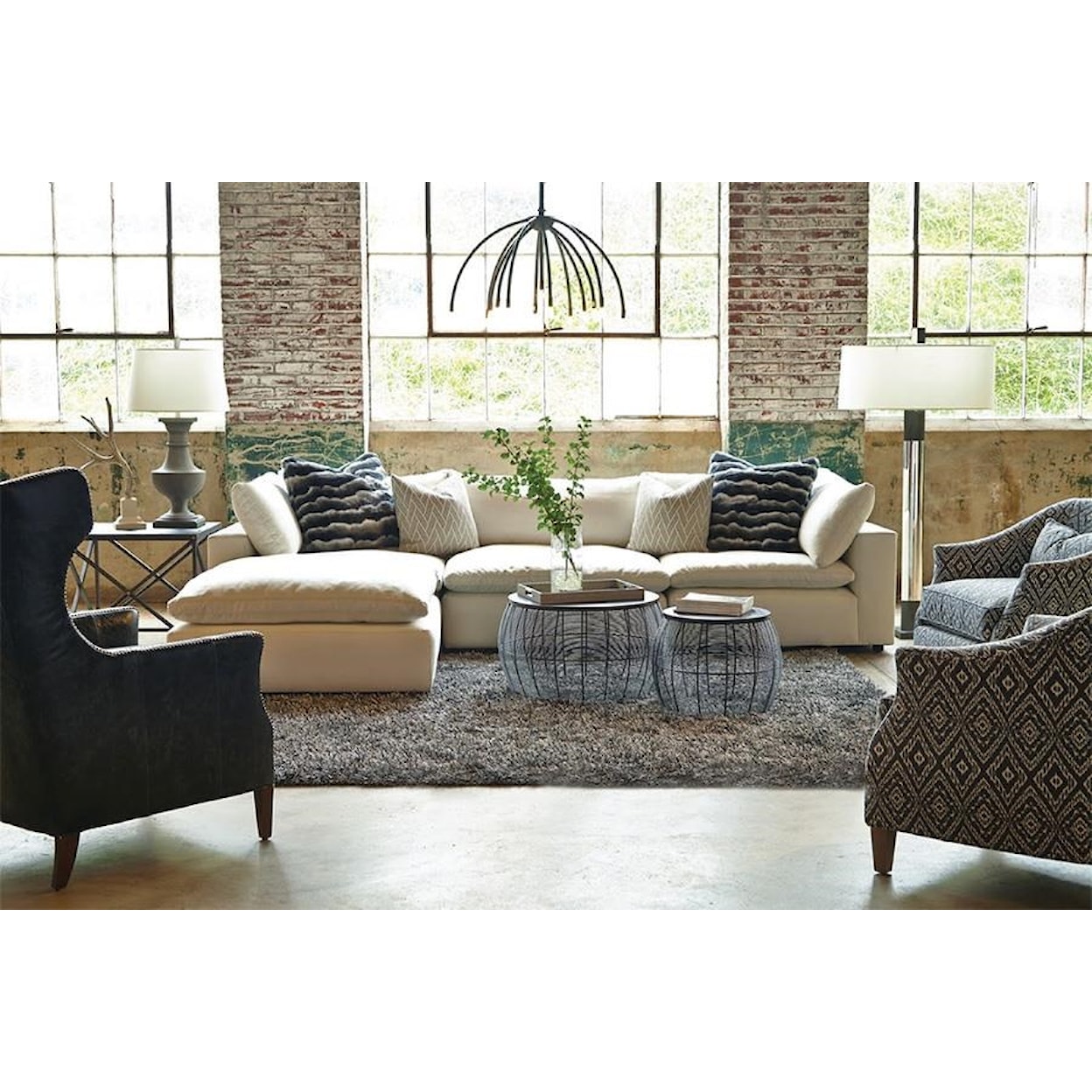 Huntington House Xavier Sectional Sofa Group