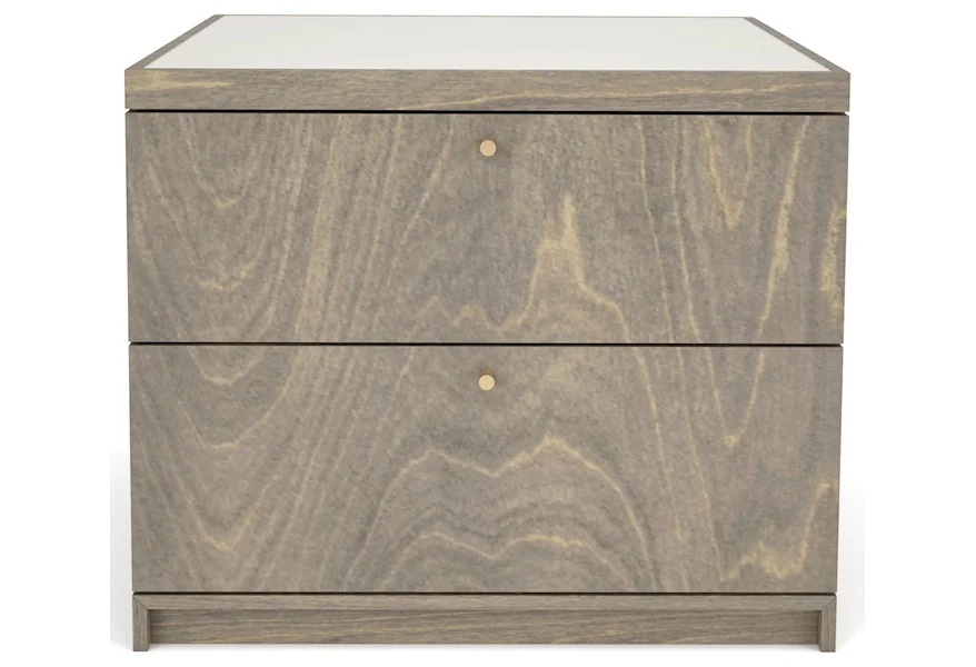 Wellington 2 Drawer Nightstand by Huppe at HomeWorld Furniture