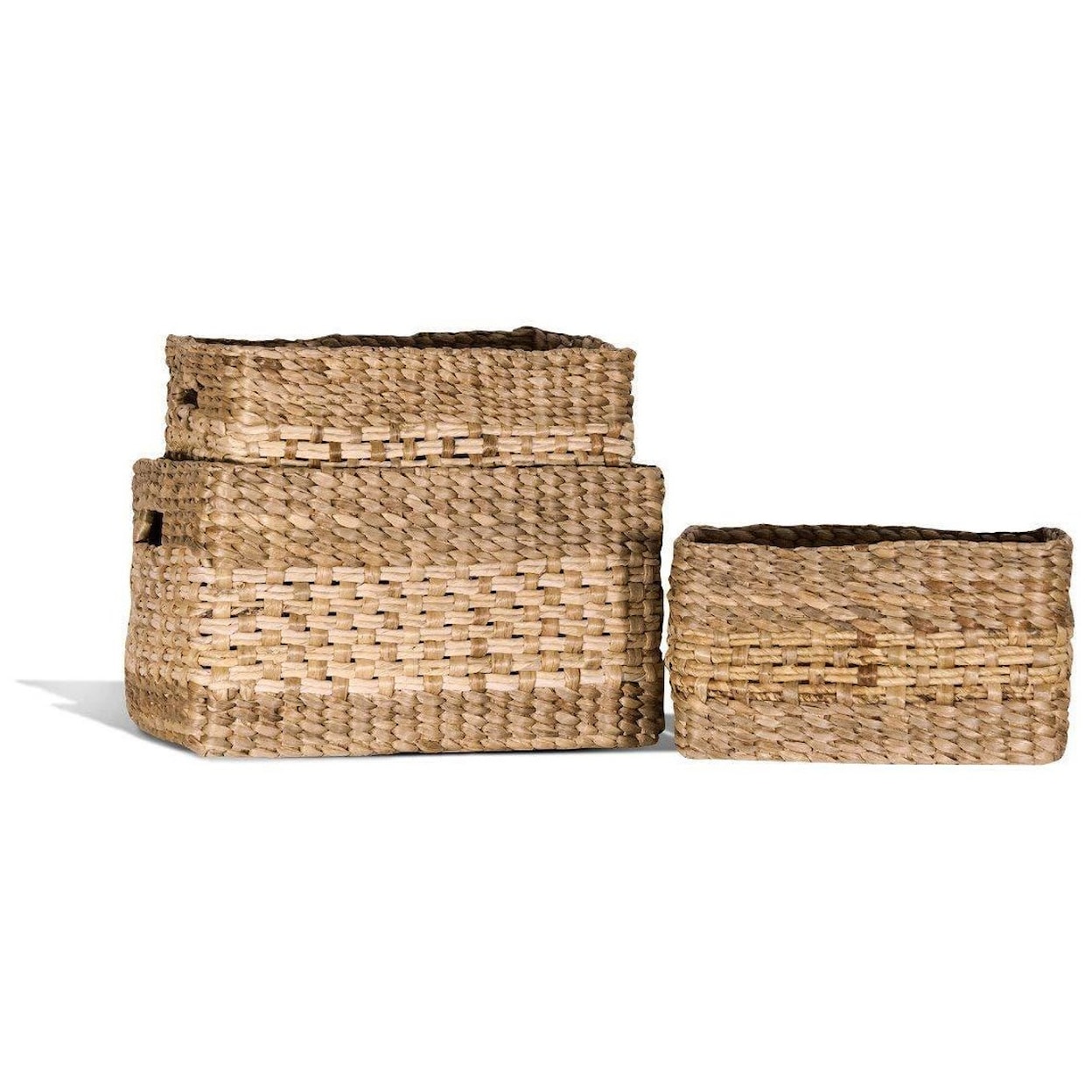 Ibolili Baskets and Sets Hyacinth Basket, Set of 3