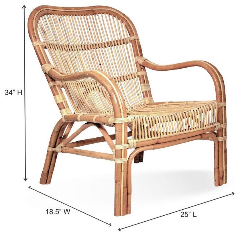 Ibolili Chairs Rattan Riviera Chair