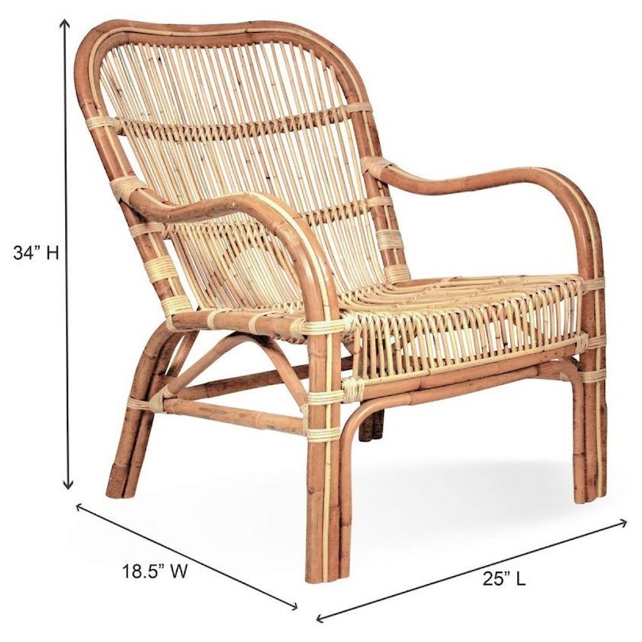 Ibolili Chairs Riviera Chair and Ottoman