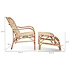 Ibolili Chairs Riviera Chair and Ottoman
