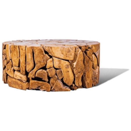 Teak Slice Coffee Table