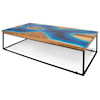 Ibolili Coffee Tables Island Blue Coffee Table