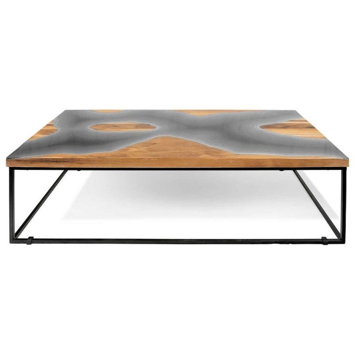 Ibolili Coffee Tables Cave Gray Coffee Table