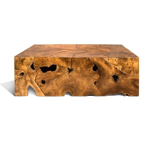 Teak Slice Coffee Table