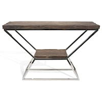 Groovy Console Table with Stainless Steel Legs