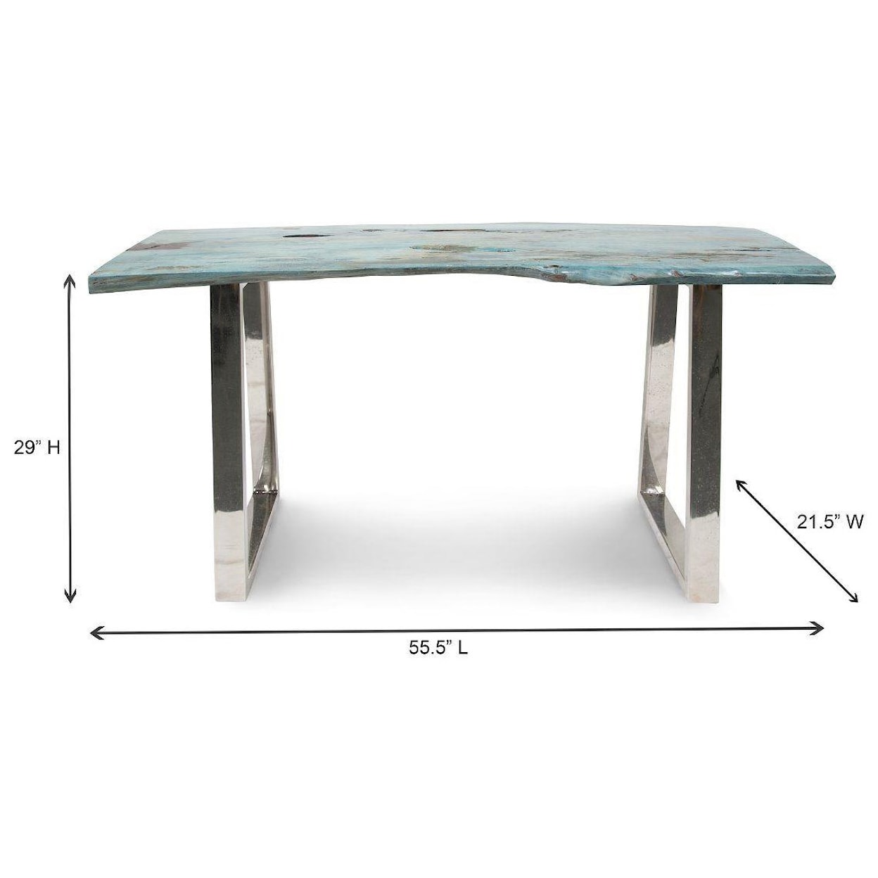 Ibolili Consoles and Other Tables Blue Console Table