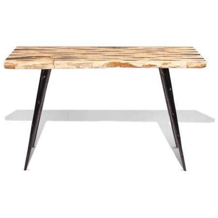 Petrified Wood Console Table
