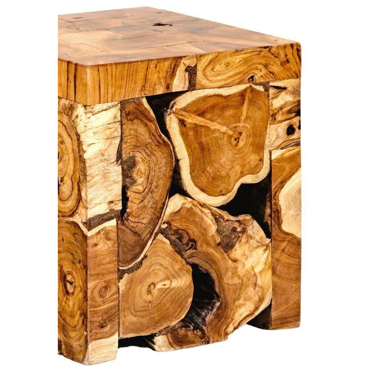 Ibolili Pedestals Teak Root Cube