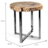 Ibolili Side Tables Petrified Wood Table