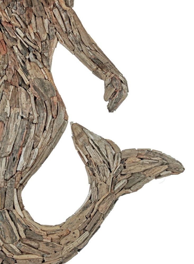 Ibolili Wall Art Driftwood Mermaid