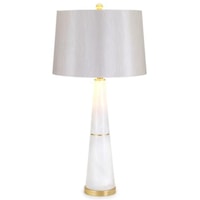 TY Luxe Azure Marble Lamp