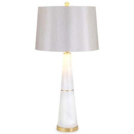 TY Luxe Azure Marble Lamp