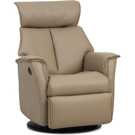Large Power Glider Recliner with Adjustable Head and Neck Support