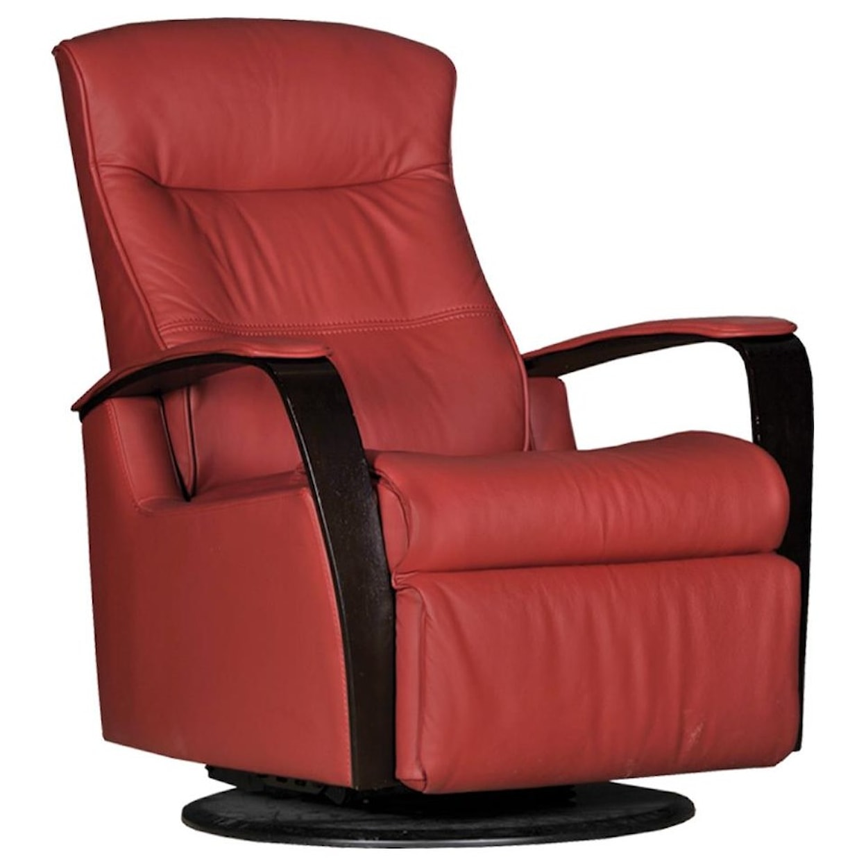 Norwegian Designs 21801 Recliner with Wood Arms