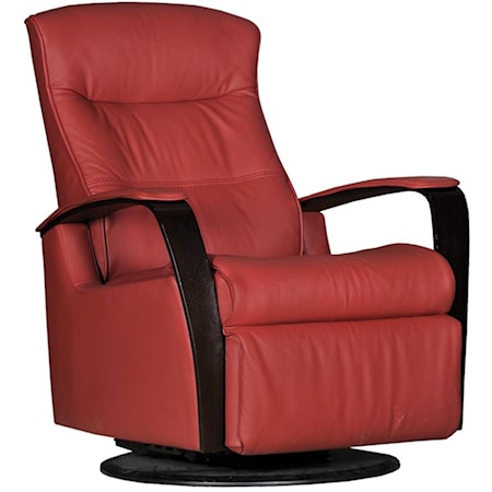Recliner with Wood Arms