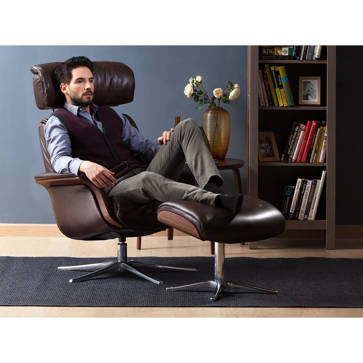 Recliner with Ottoman