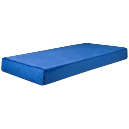 Twin Blue 7" Memory Foam Mattress