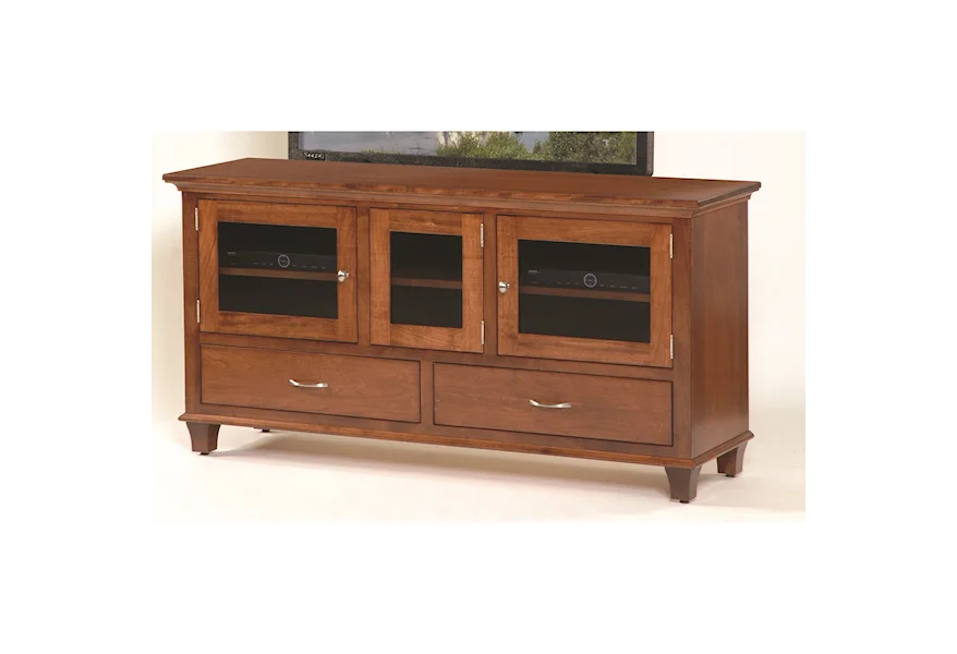 Entertainment Bourten 63" TV Stand by INTEG Wood Products at Saugerties Furniture Mart