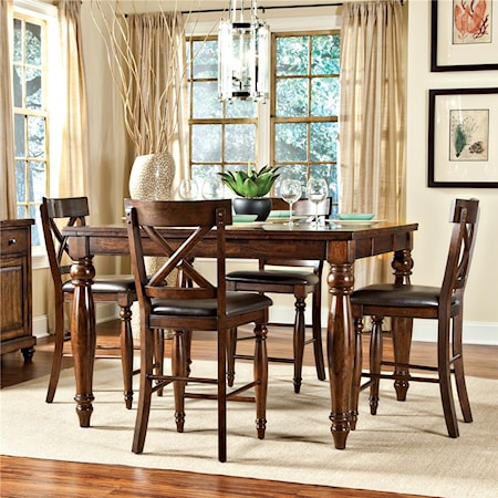 7Pc Counter Height Dinette
