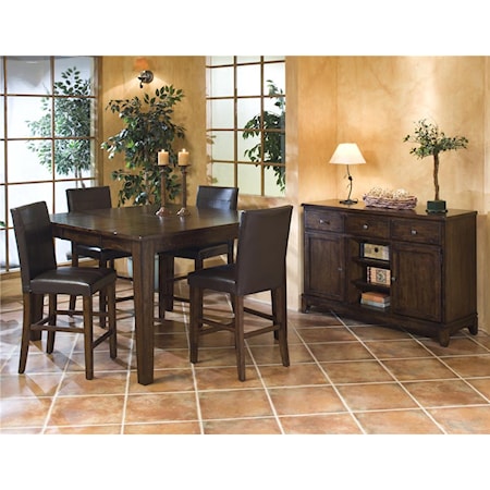 5Pc Counter Height Dinette
