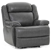 Casual Dual Power Recliner with Power Headrest and USB Port