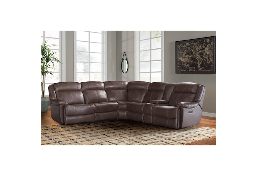 Avalon Dual Power Reclining Sectional Sofa by Intercon at Rife's Home Furniture