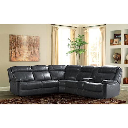 Dual Power Reclining Sectional Sofa