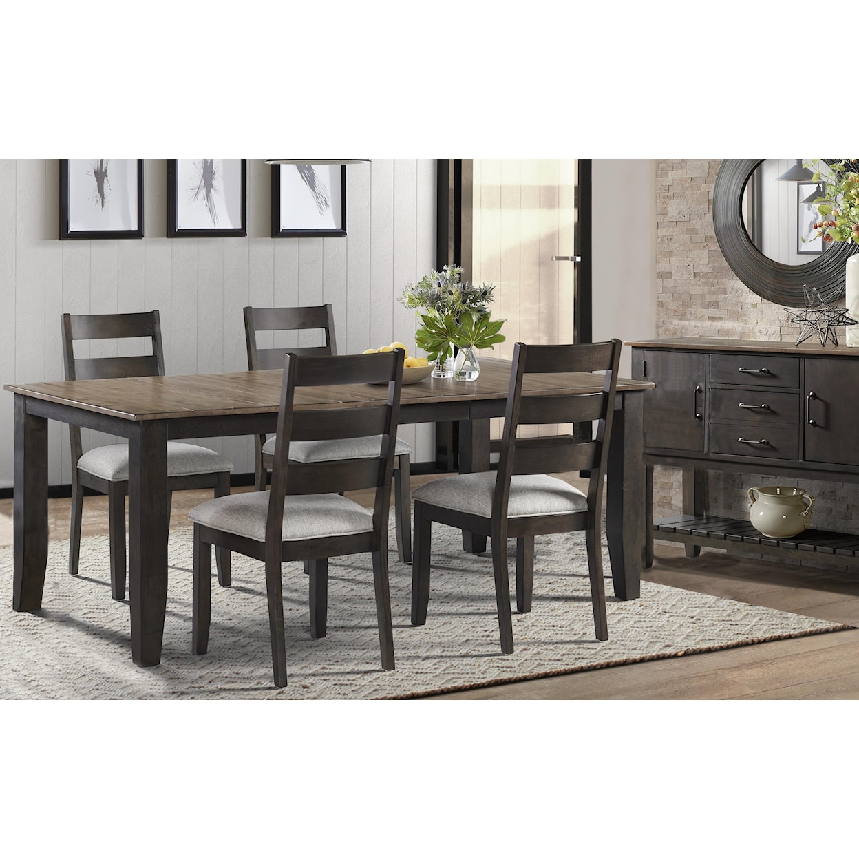 Intercon Beacon 5-Piece Table and Chair Set