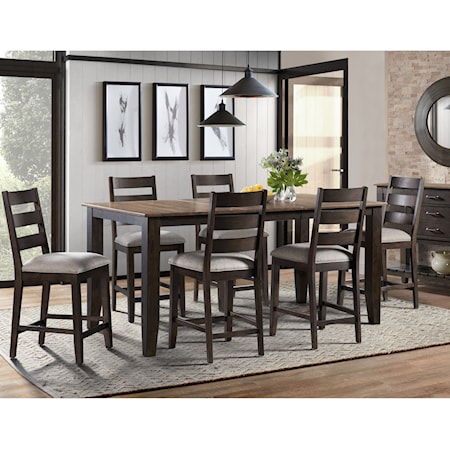 7-Piece Counter Height Table and Chair Set