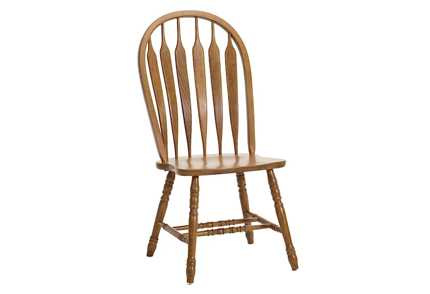Classic Oak Dining Side Chair by Intercon at Darvin Furniture