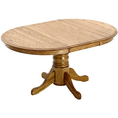 Single Pedestal Round Dining Table