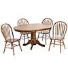 Intercon Classic Oak Pedestal Dining Table