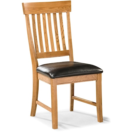 Dining Chair with Slat Back
